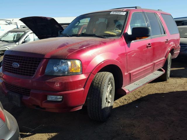 1FMFU18L24LB38450 - 2004 FORD EXPEDITION RED photo 2