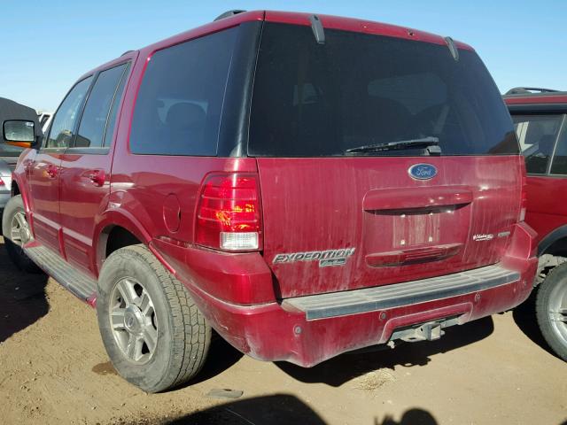 1FMFU18L24LB38450 - 2004 FORD EXPEDITION RED photo 3