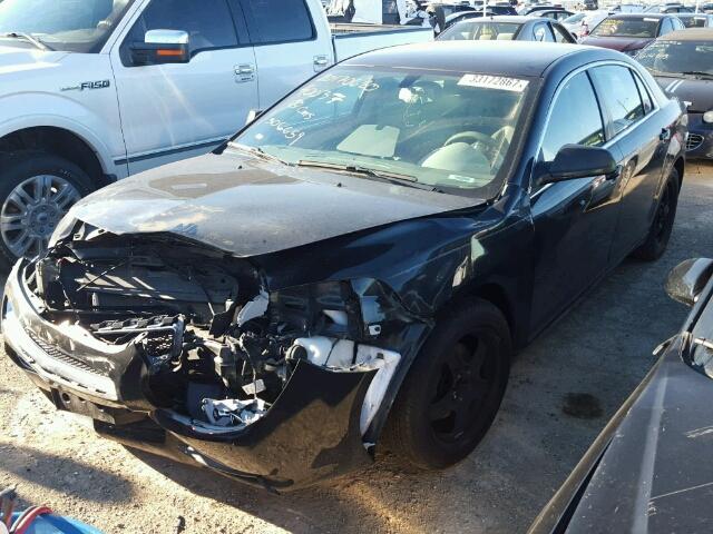 1G1ZB5EB7AF306659 - 2010 CHEVROLET MALIBU LS BLACK photo 2