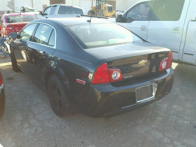 1G1ZB5EB7AF306659 - 2010 CHEVROLET MALIBU LS BLACK photo 3