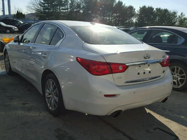 JN1EV7AR6GM340806 - 2016 INFINITI Q50 PREMIU WHITE photo 3