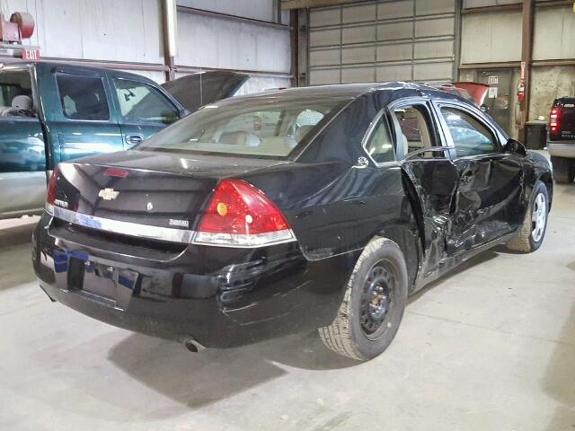 2G1WS553281329439 - 2008 CHEVROLET IMPALA POL BLACK photo 4