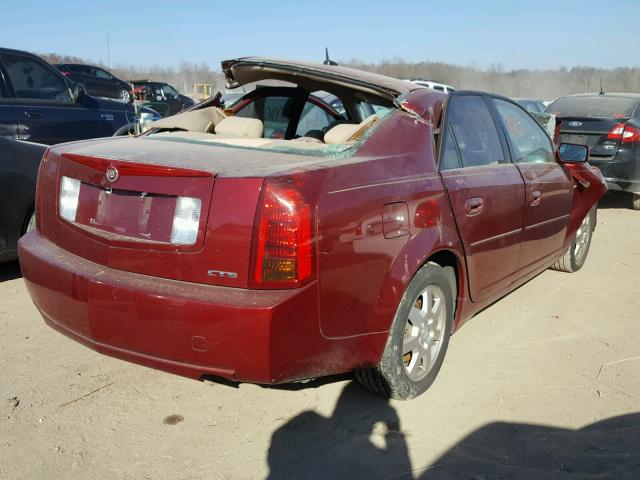 1G6DP577870118744 - 2007 CADILLAC CTS HI FEA RED photo 4