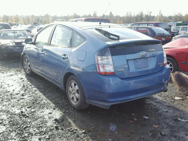 JTDKB20U953052623 - 2005 TOYOTA PRIUS BLUE photo 3