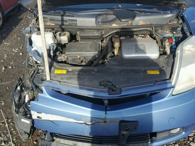 JTDKB20U953052623 - 2005 TOYOTA PRIUS BLUE photo 7