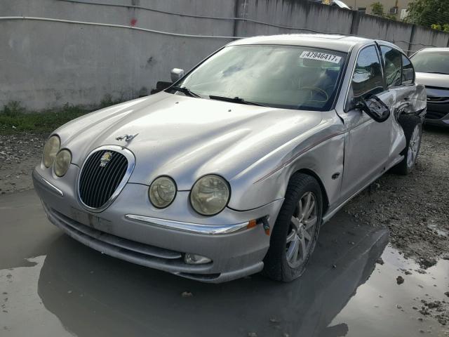 SAJDA01N81FL91262 - 2001 JAGUAR S-TYPE SILVER photo 2