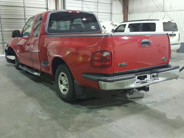 1FTRX07W82KB79957 - 2002 FORD F150 RED photo 3