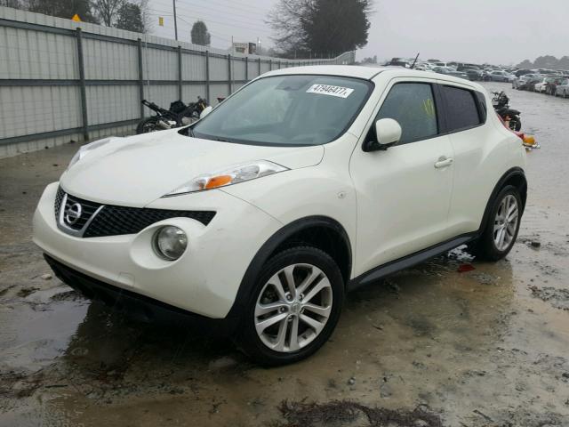 JN8AF5MR4BT010108 - 2011 NISSAN JUKE S WHITE photo 2