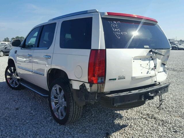 1GYS3BEF7CR114189 - 2012 CADILLAC ESCALADE L WHITE photo 3