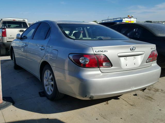 JTHBA30G340023507 - 2004 LEXUS ES 330 SILVER photo 3