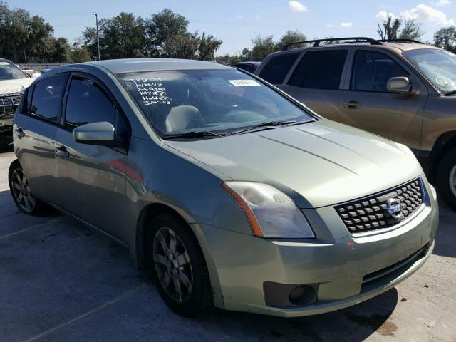 3N1AB61E17L638401 - 2007 NISSAN SENTRA 2.0 GREEN photo 1