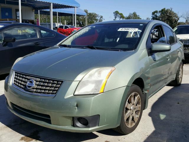 3N1AB61E17L638401 - 2007 NISSAN SENTRA 2.0 GREEN photo 2