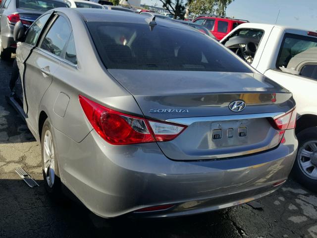 5NPEB4ACXBH047705 - 2011 HYUNDAI SONATA GLS CHARCOAL photo 3