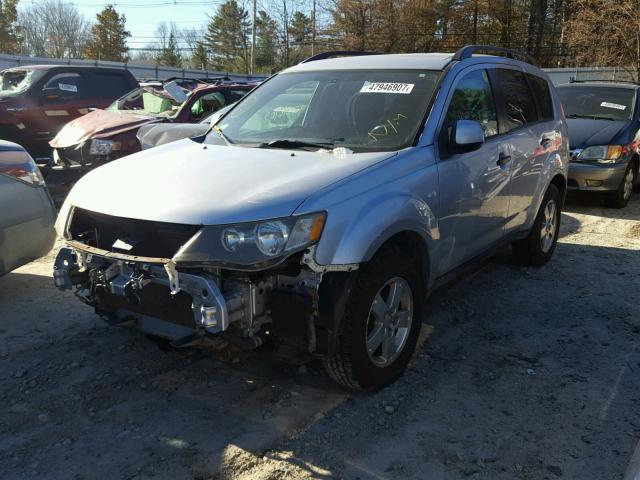 JA4MT31X07Z002238 - 2007 MITSUBISHI OUTLANDER SILVER photo 2