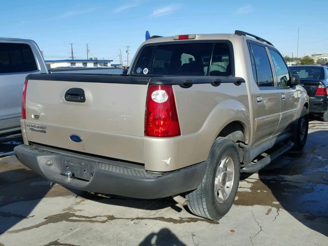 1FMZU67K74UC04388 - 2004 FORD EXPLORER S GOLD photo 4