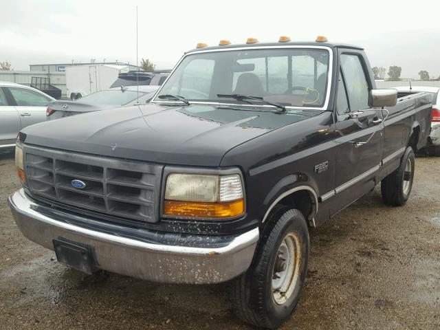 1FTHF25H5VEC28419 - 1997 FORD F250 BLACK photo 2