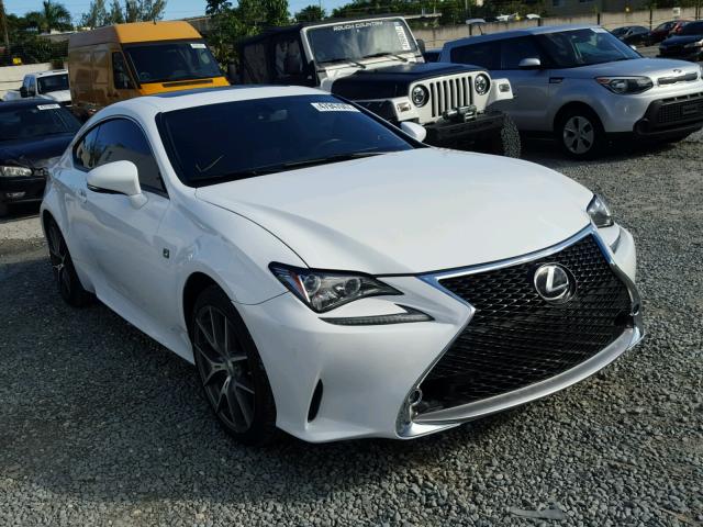 JTHSE5BCXF5002685 - 2015 LEXUS RC 350 WHITE photo 1