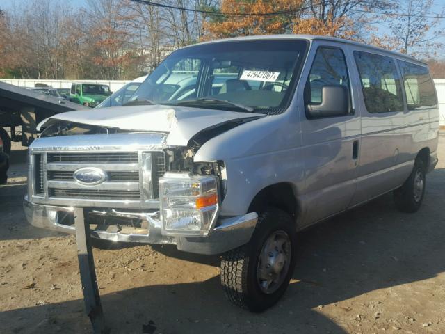 1FMNE11W08DA27490 - 2008 FORD ECONOLINE GRAY photo 2