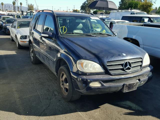 4JGAB54E63A372972 - 2003 MERCEDES-BENZ ML 320 BLUE photo 1