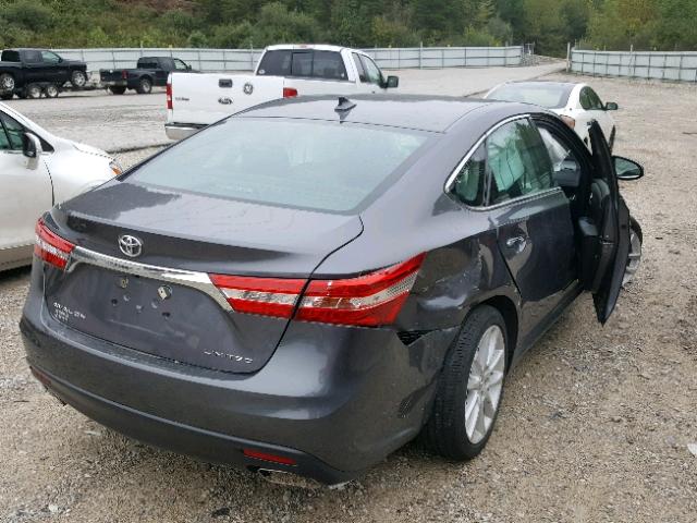4T1BK1EB7FU177080 - 2015 TOYOTA AVALON XLE CHARCOAL photo 4