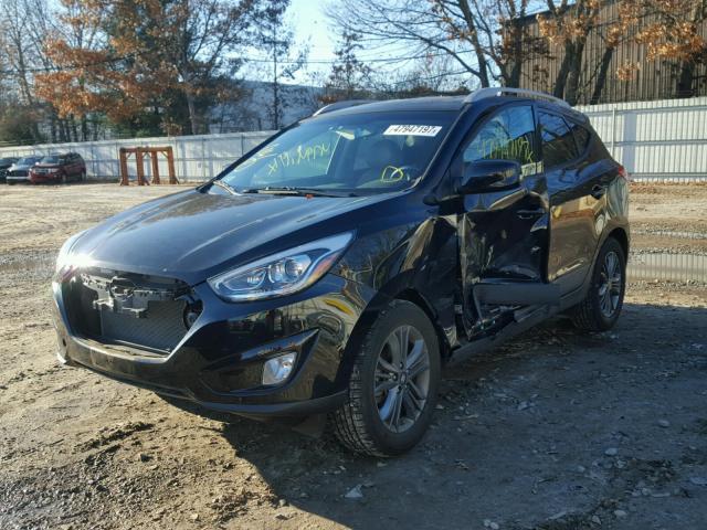 KM8JUCAGXFU111786 - 2015 HYUNDAI TUCSON LIM BLACK photo 2