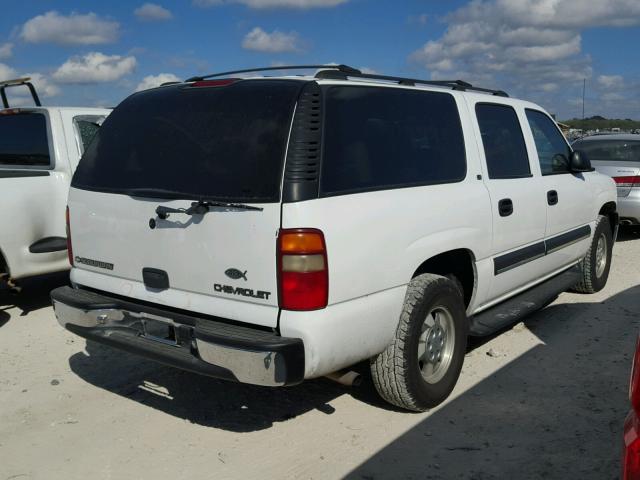 3GNEC16Z02G190364 - 2002 CHEVROLET SUBURBAN C WHITE photo 4