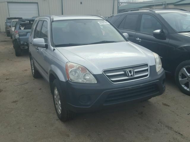 SHSRD78845U318526 - 2005 HONDA CR-V EX SILVER photo 1