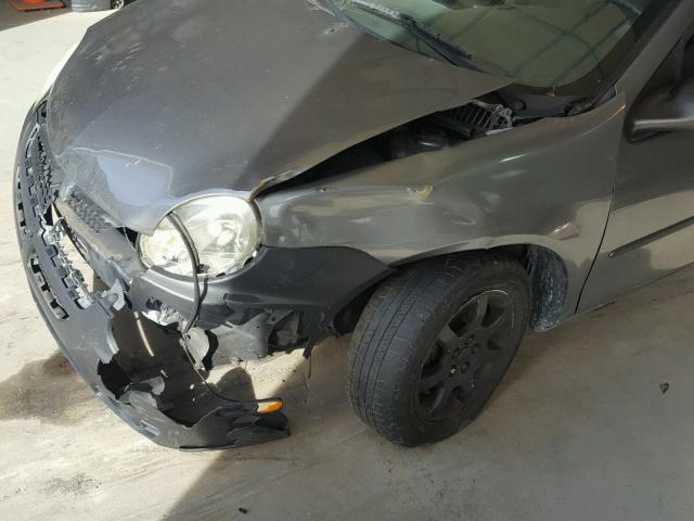 1B3ES56C85D122945 - 2005 DODGE NEON SXT GRAY photo 9