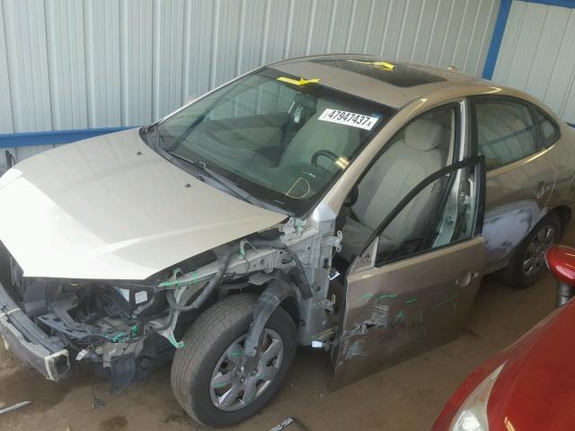 KMHDU46D78U384964 - 2008 HYUNDAI ELANTRA GL GOLD photo 9