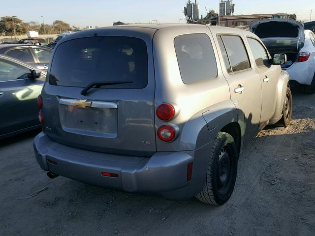 3GNDA13D06S580992 - 2006 CHEVROLET HHR LS GRAY photo 4