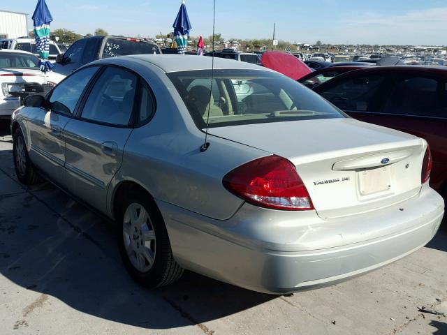 1FAHP53U35A310130 - 2005 FORD TAURUS SE GRAY photo 3