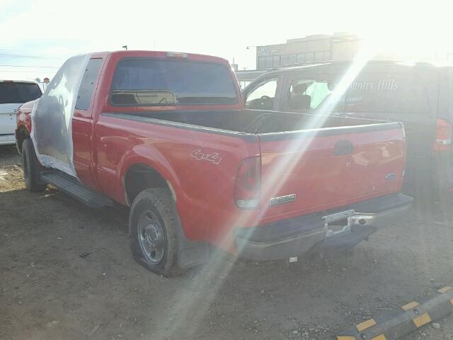 1FTSX21547EB10864 - 2007 FORD F250 SUPER RED photo 3