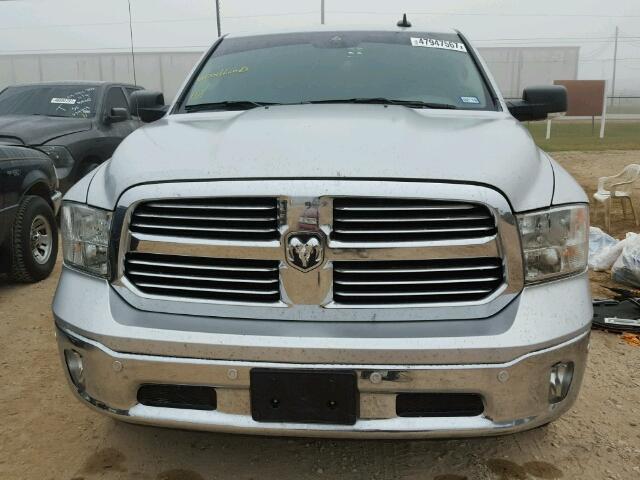 3C6RR6LT2HG592540 - 2017 RAM 1500 SLT SILVER photo 9