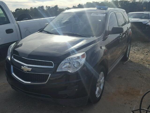 2GNALAEK5E6329102 - 2014 CHEVROLET EQUINOX LS შავი ფოტო 2