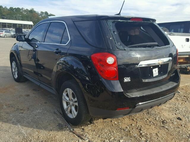 2GNALAEK5E6329102 - 2014 CHEVROLET EQUINOX LS შავი ფოტო 3