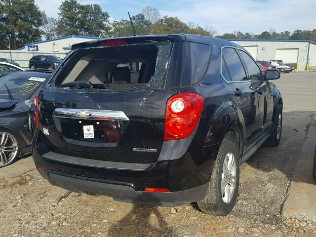 2GNALAEK5E6329102 - 2014 CHEVROLET EQUINOX LS BLACK photo 4