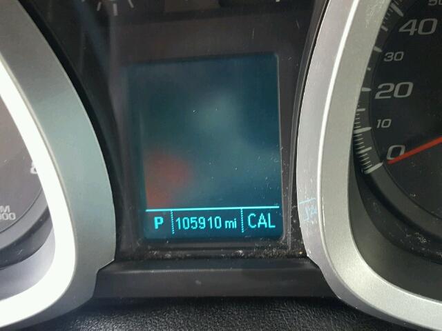 2GNALAEK5E6329102 - 2014 CHEVROLET EQUINOX LS შავი ფოტო 8