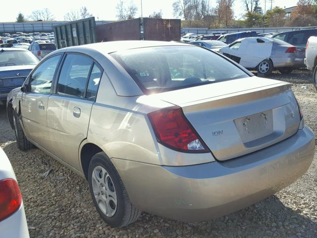 1G8AJ52F54Z132778 - 2004 SATURN ION LEVEL TAN photo 3
