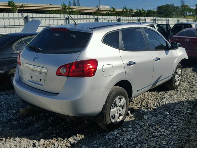 JN8AS5MTXFW663957 - 2015 NISSAN ROGUE SELE SILVER photo 4