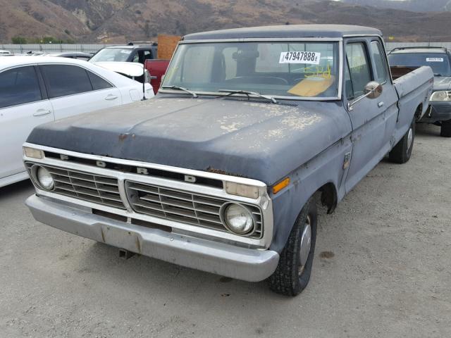 000000F15YKW03758 - 1975 FORD PICK UP GRAY photo 2