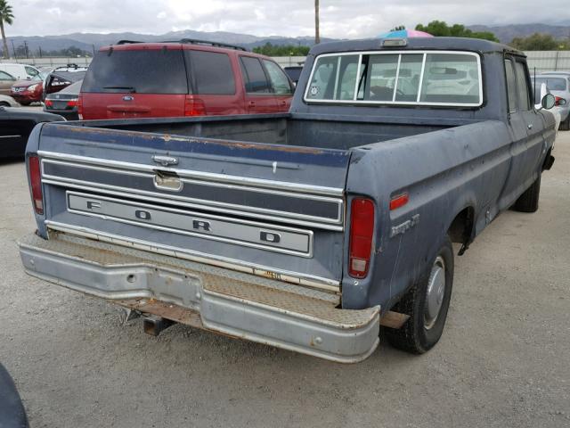 000000F15YKW03758 - 1975 FORD PICK UP GRAY photo 4