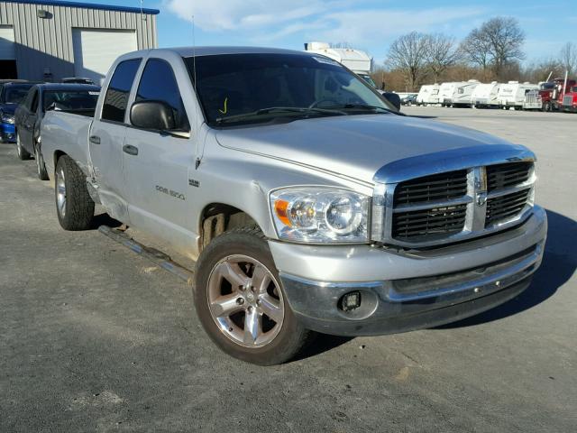 1D7HU182X7S216848 - 2007 DODGE RAM 1500 S SILVER photo 1