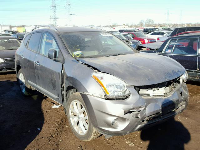 JN8AS5MVXBW663761 - 2011 NISSAN ROGUE S GRAY photo 1