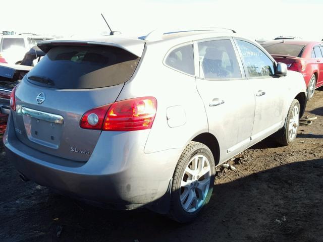 JN8AS5MVXBW663761 - 2011 NISSAN ROGUE S GRAY photo 4