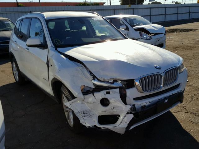 5UXWZ7C33H0V92387 - 2017 BMW X3 SDRIVE2 WHITE photo 1