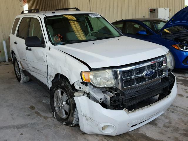 1FMCU0DG5AKC42101 - 2010 FORD ESCAPE XLT WHITE photo 1