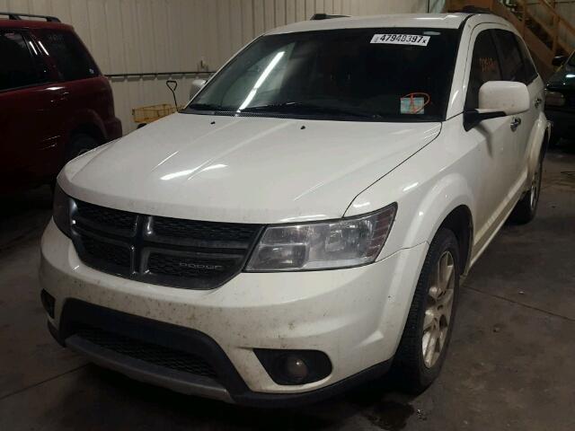 3D4PH6FG5BT537521 - 2011 DODGE JOURNEY R/ WHITE photo 2