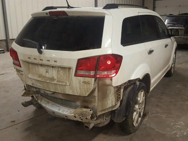 3D4PH6FG5BT537521 - 2011 DODGE JOURNEY R/ WHITE photo 4