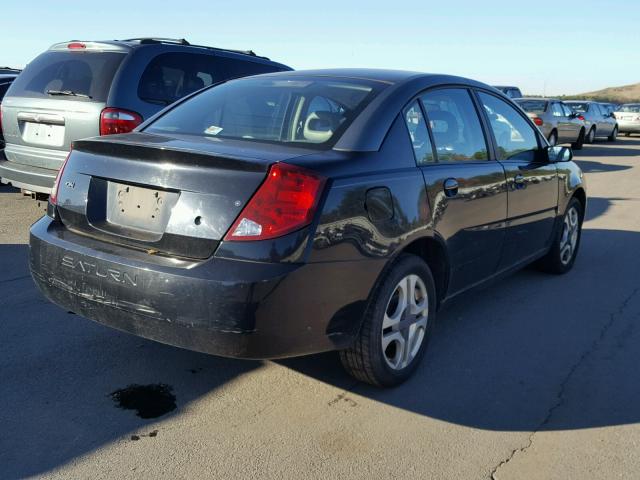 1G8AL52F43Z149743 - 2003 SATURN ION LEVEL BLACK photo 4