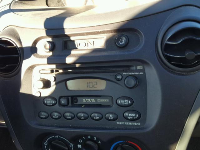 1G8AL52F43Z149743 - 2003 SATURN ION LEVEL BLACK photo 9